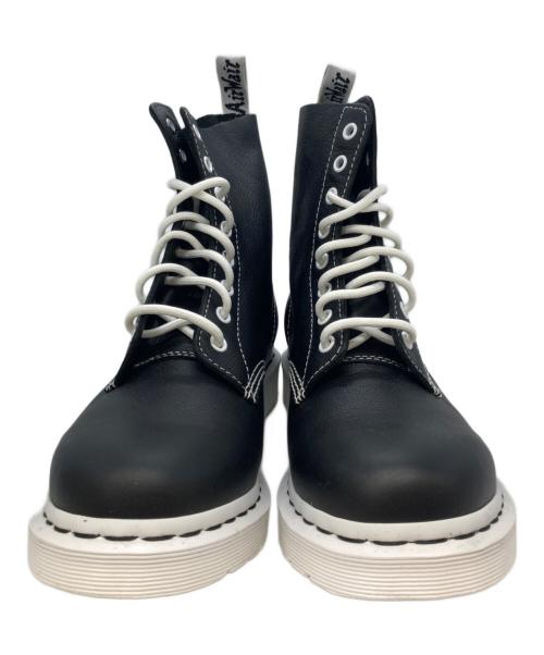 Dr.Martens（ドクターマーチン）Dr.Martens (ドクターマーチン) 8ホールブーツ ホワイト×ブラック サイズ:42の古着・服飾アイテム