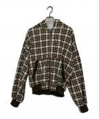 scuffersスカッファー）の古着「Scuff Brown Checks Zipper」｜ブラウン
