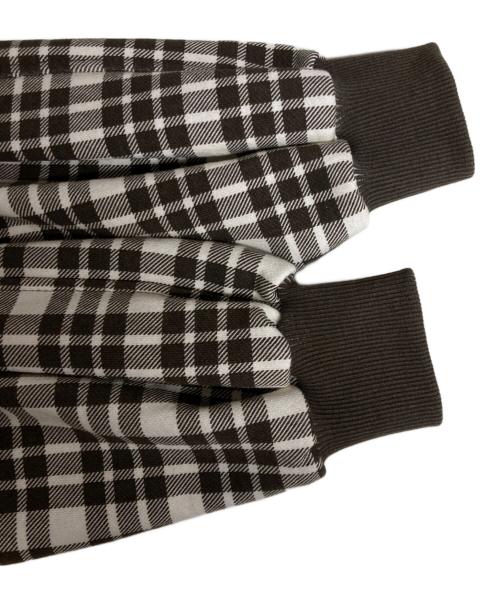 scuffers（スカッファー）scuffers (スカッファー) Scuff Brown Checks Zipper ブラウン サイズ:XSの古着・服飾アイテム