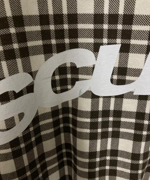 scuffers（スカッファー）scuffers (スカッファー) Scuff Brown Checks Zipper ブラウン サイズ:XSの古着・服飾アイテム