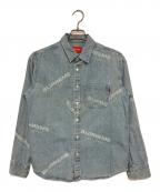 SUPREMEシュプリーム）の古着「Jacquard Denim Shirt」｜インディゴ