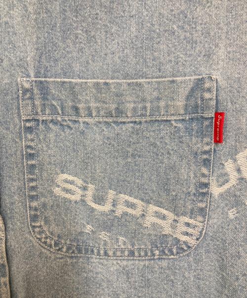 SUPREME（シュプリーム）SUPREME (シュプリーム) Jacquard Denim Shirt インディゴ サイズ:Sの古着・服飾アイテム