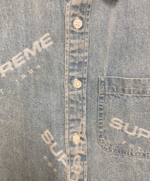 SUPREME（シュプリーム）SUPREME (シュプリーム) Jacquard Denim Shirt インディゴ サイズ:Sの古着・服飾アイテム