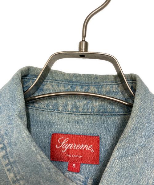 SUPREME（シュプリーム）SUPREME (シュプリーム) Jacquard Denim Shirt インディゴ サイズ:Sの古着・服飾アイテム