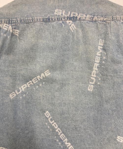 SUPREME（シュプリーム）SUPREME (シュプリーム) Jacquard Denim Shirt インディゴ サイズ:Sの古着・服飾アイテム