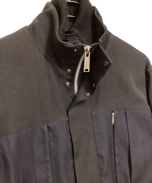 AMBUSH（アンブッシュ）AMBUSH (アンブッシュ) バックロゴオーバーサイズブルゾン ブラック×ネイビー サイズ:3の古着・服飾アイテム