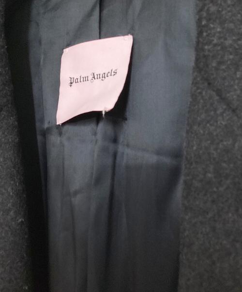 Palm Angels（パーム エンジェルス）Palm Angels (パーム エンジェルス) ロングコート グレー サイズ:46の古着・服飾アイテム