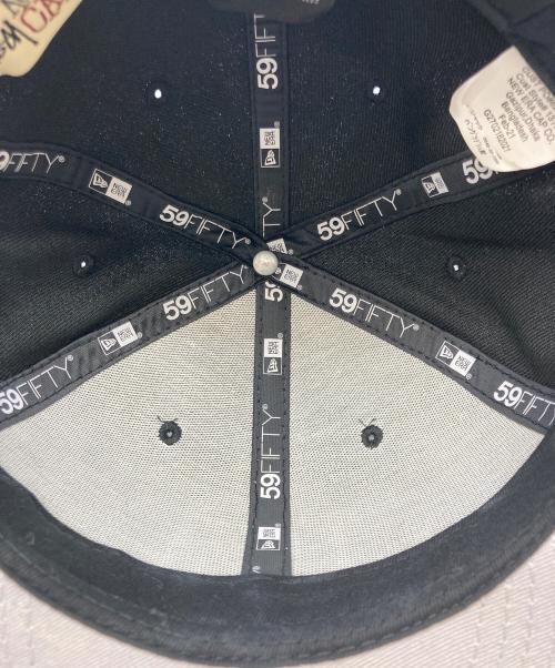 New Era（ニューエラ）New Era (ニューエラ) MLB (エムエルビー) stussy (ステューシー) LAロゴ キャップ ブラックの古着・服飾アイテム