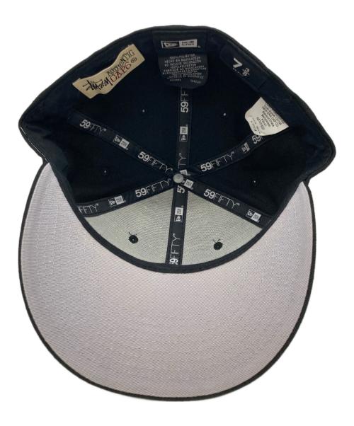 New Era（ニューエラ）New Era (ニューエラ) MLB (エムエルビー) stussy (ステューシー) LAロゴ キャップ ブラックの古着・服飾アイテム