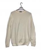 JOHN SMEDLEYジョンスメドレー）の古着「ワッフルセーター」｜ホワイト