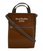 Acne studiosアクネ ストゥディオス）の古着「Papery nylon tote 2way bag」｜ブラウン×カーキ