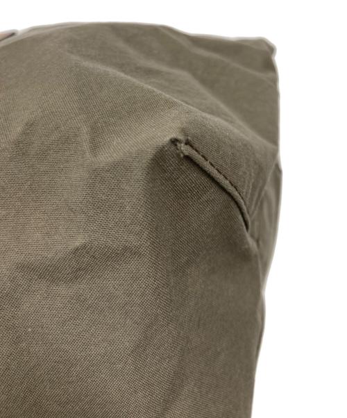 Acne studios（アクネ ストゥディオス）ACNE STUDIOS (アクネ ストゥディオス) Papery nylon tote 2way bag ブラウン×カーキの古着・服飾アイテム