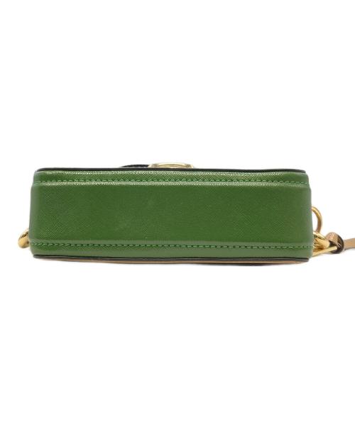 MARC JACOBS（マークジェイコブズ）MARC JACOBS (マークジェイコブズ) ショルダーバッグ ブラウン×グリーンの古着・服飾アイテム