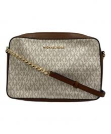 MICHAEL KORS（マイケル・コース）の古着「ショルダーバッグ」｜ブラウン×アイボリー