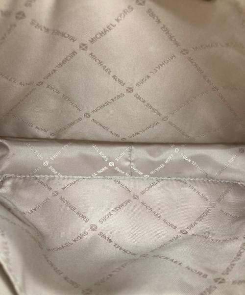 MICHAEL KORS（マイケル・コース）MICHAEL KORS (マイケル・コース) ショルダーバッグ ブラウン×アイボリーの古着・服飾アイテム