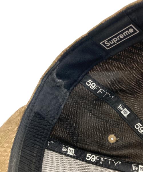 SUPREME（シュプリーム）Supreme (シュプリーム) New Era 59 FIFTY Monogram Box Logo Cap ブラウンの古着・服飾アイテム