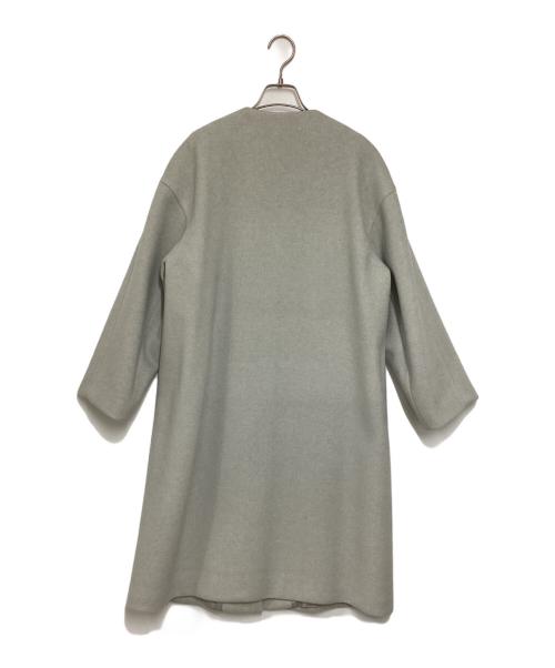 DES PRES（デ プレ）DES PRES (デ プレ) ウールモッサノーカラーコート グレー サイズ:36の古着・服飾アイテム