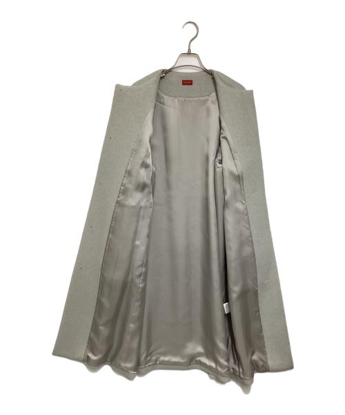 DES PRES（デ プレ）DES PRES (デ プレ) ウールモッサノーカラーコート グレー サイズ:36の古着・服飾アイテム