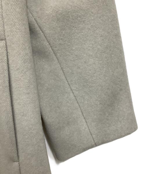 DES PRES（デ プレ）DES PRES (デ プレ) ウールモッサノーカラーコート グレー サイズ:36の古着・服飾アイテム
