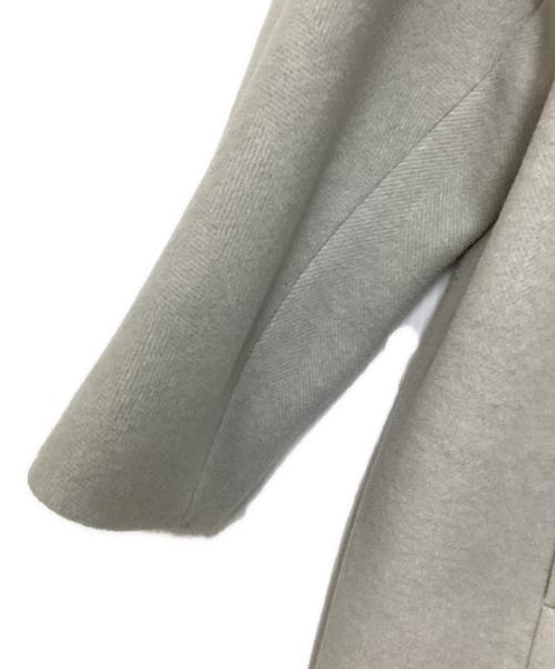 DES PRES（デ プレ）DES PRES (デ プレ) ウールモッサノーカラーコート グレー サイズ:36の古着・服飾アイテム
