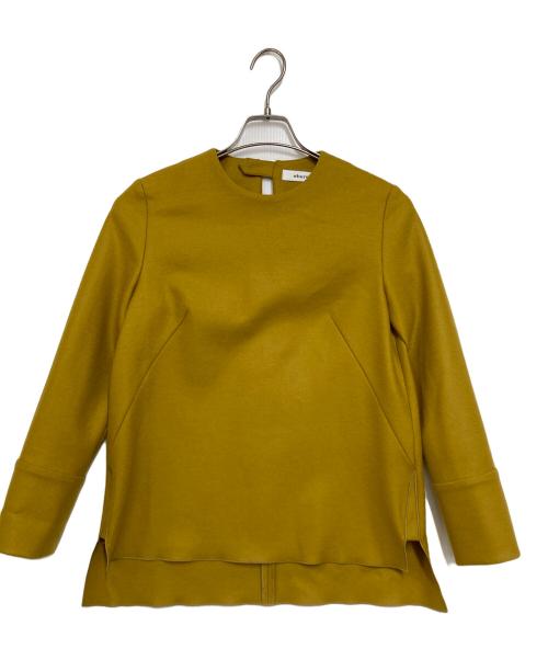 ebure（エブール）ebure (エブール) ウールブラウス イエロー サイズ:36の古着・服飾アイテム