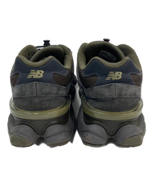 NEW BALANCE（ニューバランス）NEW BALANCE (ニューバランス) 9060 ローカットスニーカー ブラウン×グレー×オリーブ サイズ:27cmの古着・服飾アイテム