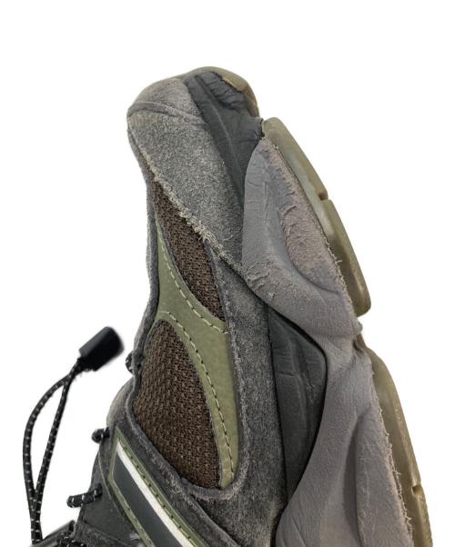 NEW BALANCE（ニューバランス）NEW BALANCE (ニューバランス) 9060 ローカットスニーカー ブラウン×グレー×オリーブ サイズ:27cmの古着・服飾アイテム