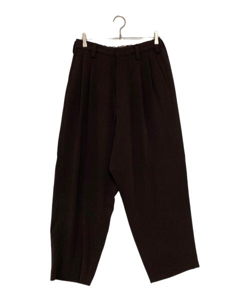 Ujoh（ウジョー）UJOH (ウジョー) ワイド2タックパンツ ブラウン サイズ:4の古着・服飾アイテム