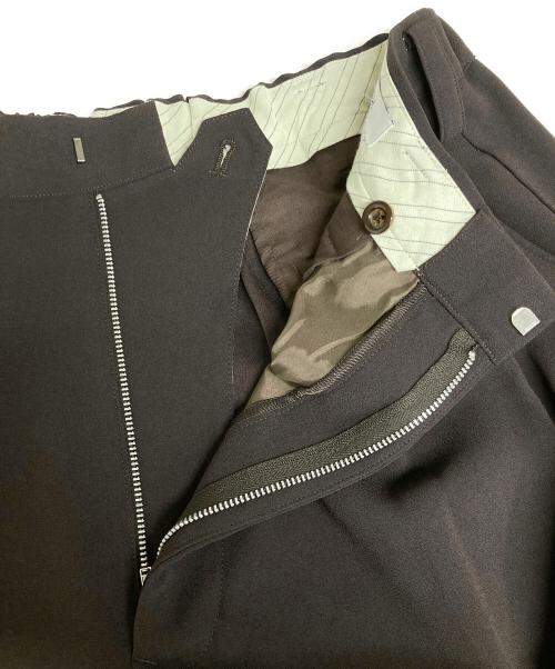 Ujoh（ウジョー）UJOH (ウジョー) ワイド2タックパンツ ブラウン サイズ:4の古着・服飾アイテム