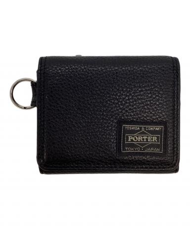 中古・古着通販】PORTER (ポーター) 3つ折り財布/CALM WALLET ブラック 