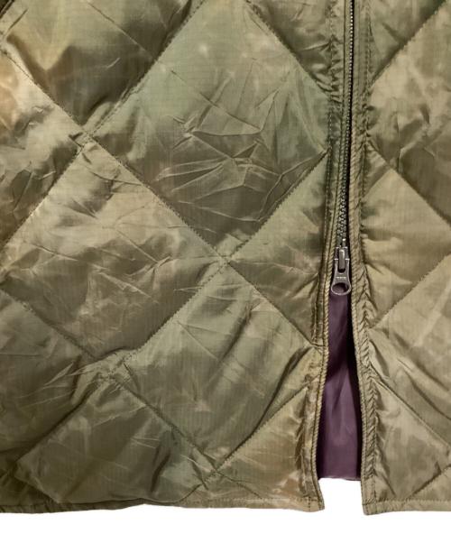 Needles（ニードルズ）Needles (ニードルズ) R.C.Down Sur Coat/ダウンコート/Aラインシルエットサーコート カーキ サイズ:Sの古着・服飾アイテム