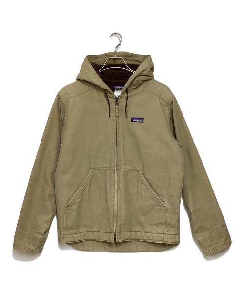 Patagonia（パタゴニア）Patagonia (パタゴニア) ラインドキャンバスフーディー/焚き火ジャケット ベージュ サイズ:Sの古着・服飾アイテム