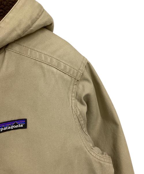 Patagonia（パタゴニア）Patagonia (パタゴニア) ラインドキャンバスフーディー/焚き火ジャケット ベージュ サイズ:Sの古着・服飾アイテム