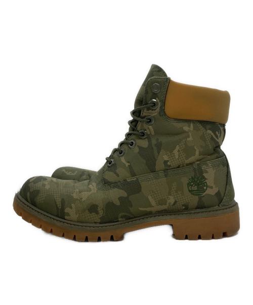 Timberland（ティンバーランド）Timberland (ティンバーランド) カモフラ柄ブーツ カーキ サイズ:US9の古着・服飾アイテム