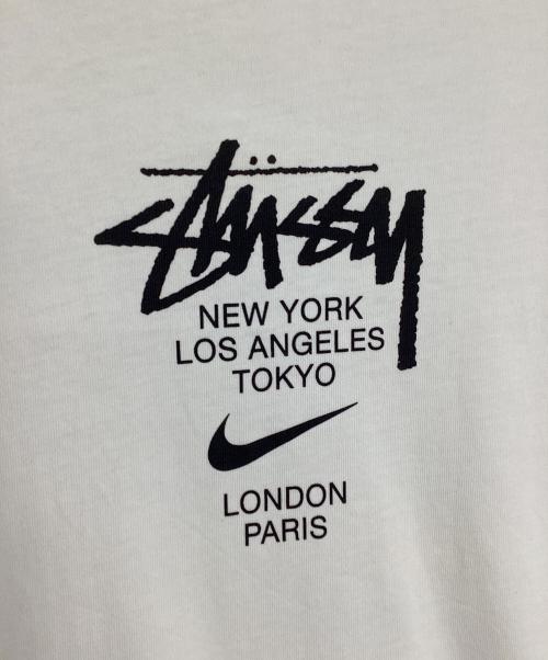NIKE（ナイキ）NIKE (ナイキ) stussy (ステューシー) International T-shirt ホワイト サイズ:Ｍの古着・服飾アイテム