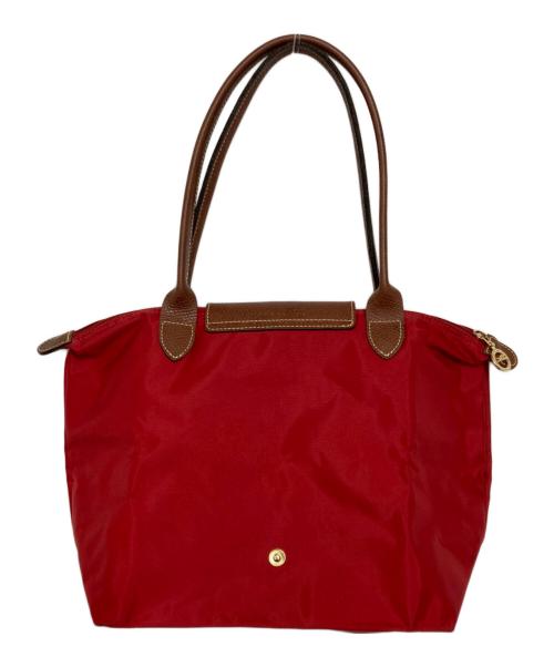 LONGCHAMP（ロンシャン）LONGCHAMP (ロンシャン) ルプリアージュ ハンドバッグ レッドの古着・服飾アイテム