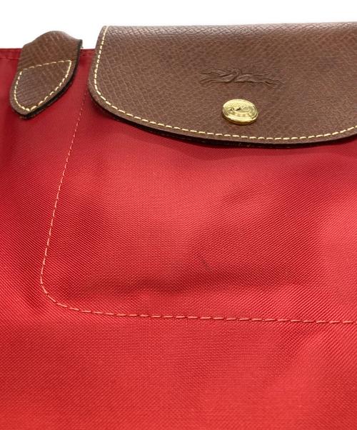 LONGCHAMP（ロンシャン）LONGCHAMP (ロンシャン) ルプリアージュ ハンドバッグ レッドの古着・服飾アイテム