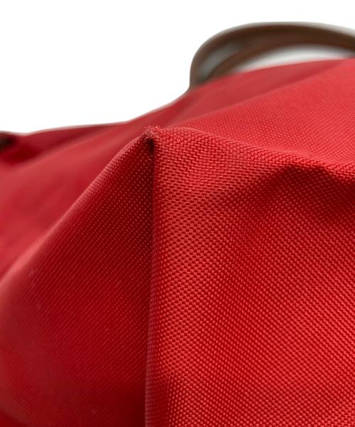 LONGCHAMP（ロンシャン）LONGCHAMP (ロンシャン) ルプリアージュ ハンドバッグ レッドの古着・服飾アイテム