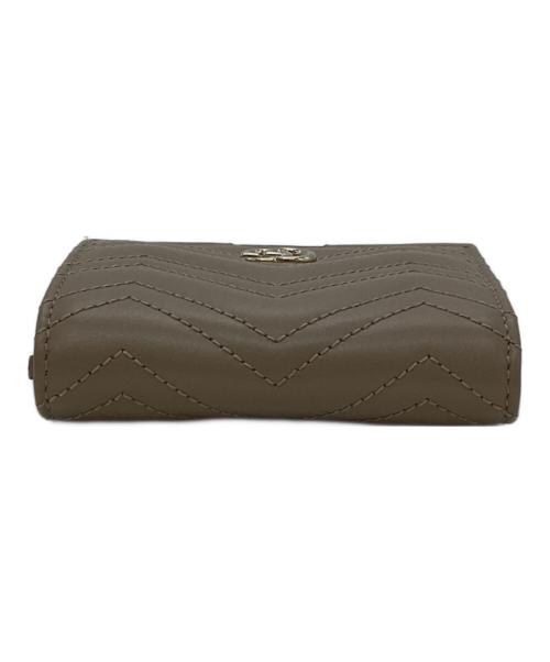 GUCCI（グッチ）GUCCI (グッチ) ダブルGスモールウォレット ベージュの古着・服飾アイテム