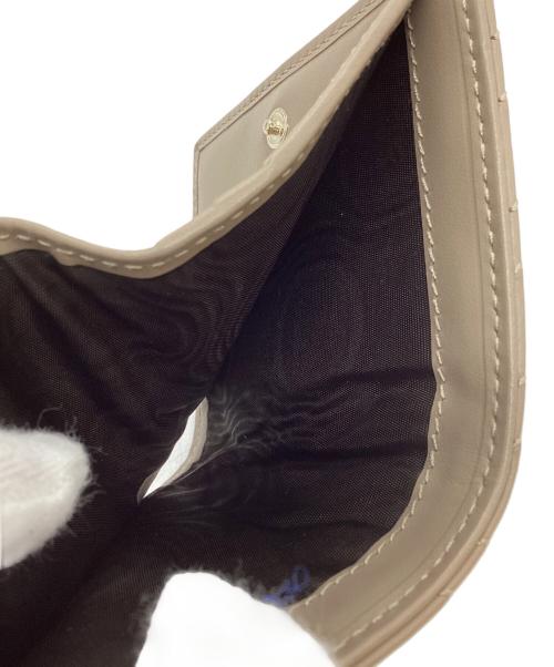 GUCCI（グッチ）GUCCI (グッチ) ダブルGスモールウォレット ベージュの古着・服飾アイテム