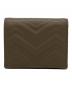 GUCCI (グッチ) ダブルGスモールウォレット ベージュ：35000円