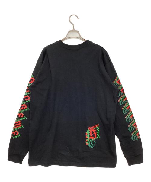 SUPREME（シュプリーム）SUPREME (シュプリーム) ストロベリー ロングスリーブTシャツ/Strawberries L/S Tee ブラック サイズ:Lの古着・服飾アイテム
