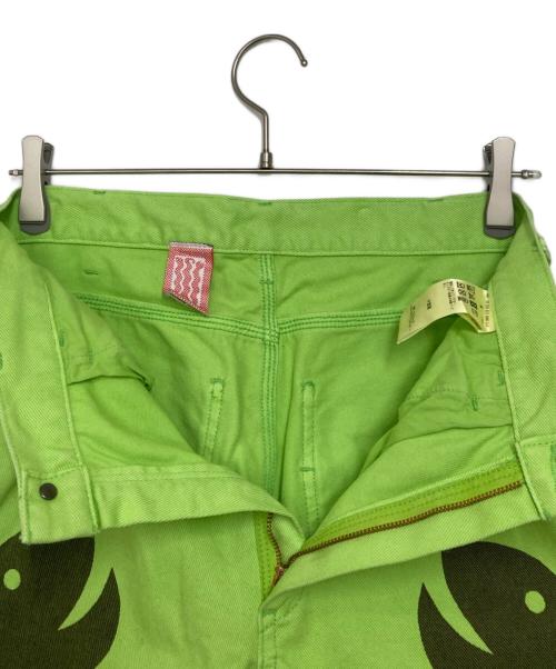 EVERYDAYS（エブリデイズ）EVERYDAYS (エブリデイズ) Hand Paint Snake グリーン サイズ:30の古着・服飾アイテム