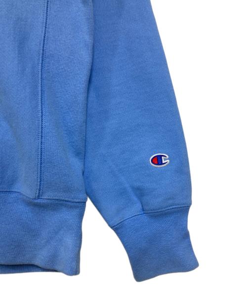 Champion REVERSE WEAVE（チャンピオン リバース ウィーブ）Champion REVERSE WEAVE (チャンピオン リバース ウィーブ) Yoko Ono PEACE is POWER スウェット ブルー サイズ:Ｌの古着・服飾アイテム