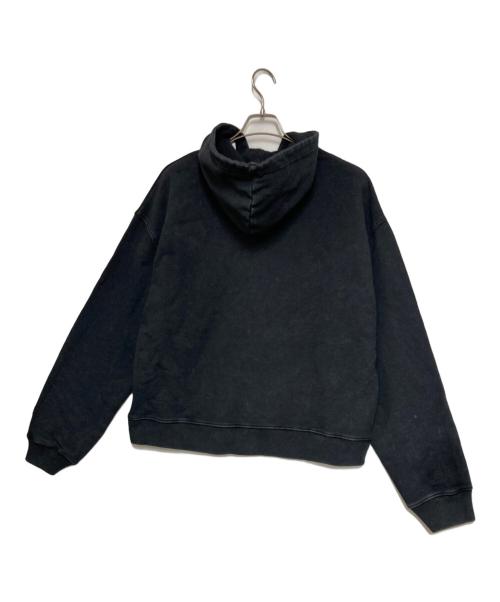 EMPORIUM（エンポリウム）EMPORIUM (エンポリウム) LABEL POCKET ZIP HOOD FADED BLACK サイズ:Lの古着・服飾アイテム