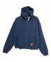 EMPORIUM（エンポリウム）の古着「LABEL POCKET ZIP HOOD」｜FADED NAVY