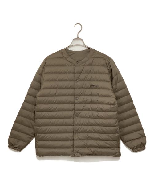NANGA（ナンガ）NANGA (ナンガ) URBAN RESEARCH DOORS (アーバンリサーチドアーズ) 別注 REVERSIBLE DOWN JACKET/リバーシブルダウンジャケット ブラウン サイズ:Mの古着・服飾アイテム