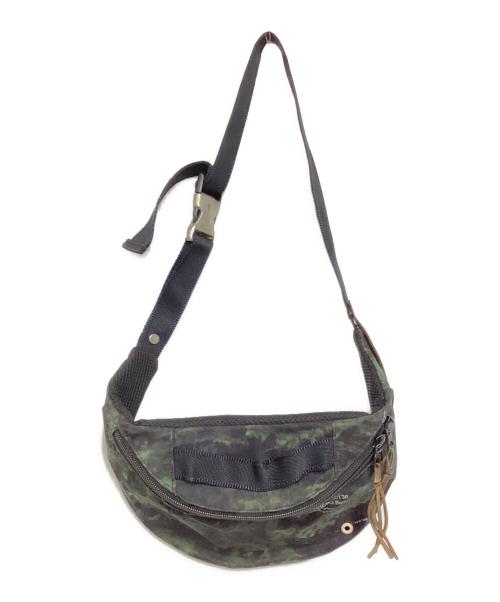 UNDERCOVER（アンダーカバー）UNDERCOVER (アンダーカバー) ウエストバッグ グリーン×ブラックの古着・服飾アイテム