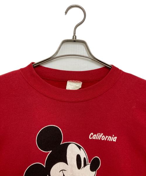 TULTEX（タルテックス）TULTEX (タルテックス) DISNEY (ディズニー) 両面キャラクタープリントスウェット レッド サイズ:Ｌの古着・服飾アイテム
