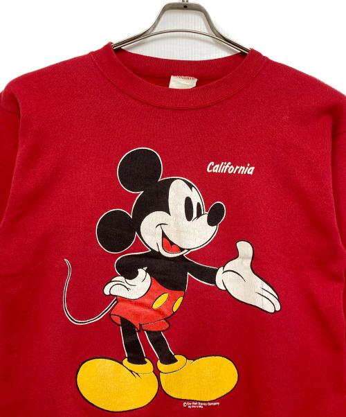 TULTEX（タルテックス）TULTEX (タルテックス) DISNEY (ディズニー) 両面キャラクタープリントスウェット レッド サイズ:Ｌの古着・服飾アイテム